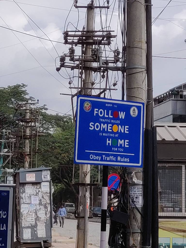 A Sign That Looks Like it Says "follow Someone Home" from Reddit r/CrappyDesign.
