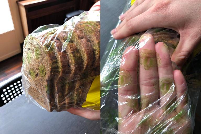 This Bread Packaging That Makes it Look Like is Moldy from Reddit r/CrappyDesign.