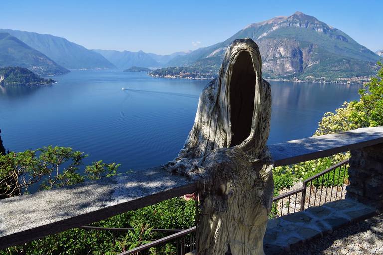 At Vezio's Castle in Italy There are Lots of These "phantom" Like Statues from Reddit r/oddlyterrifying.
